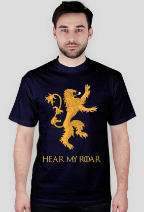 KOSZULKA GRA O TRON LANNISTER HEAR MY ROAR