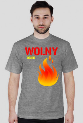 koszulka z serii "Wolny Ogień"