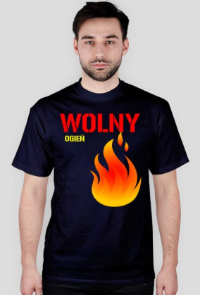 koszulka z serii "Wolny Ogień"