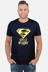 Super Street Workout - koszulka - granatowa