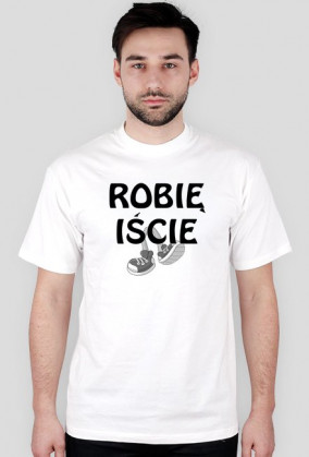 Koszulka Biała: "Robię Iście"