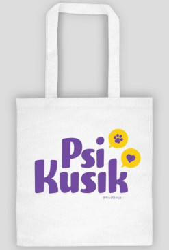 Psi Kusik - BIAŁA torba