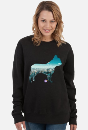 Buldog Francuski - RÓŻNE KOLORY bluza damska