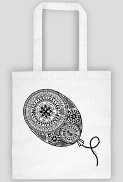 Torba Balon meander czarny