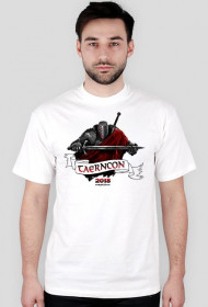 Biały t-shirt męski koszulka TaernCon 2018