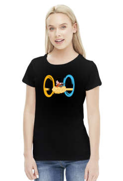 GeekWear - Dragon Ball Thinking With Portals kolor - koszulka damska