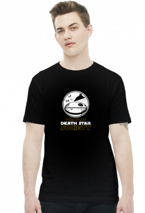 GeekWear -The Flat Death Star Society, płaska ziemia - koszulka meska