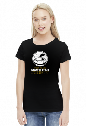 GeekWear -The Flat Death Star Society, płaska ziemia - koszulka damska
