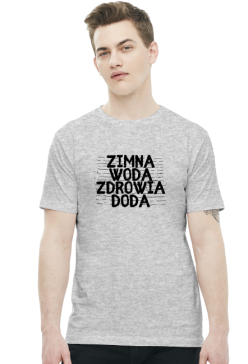 ZIMNA WODA ZDROWIA DODA - KOLOROWA MĘSKA