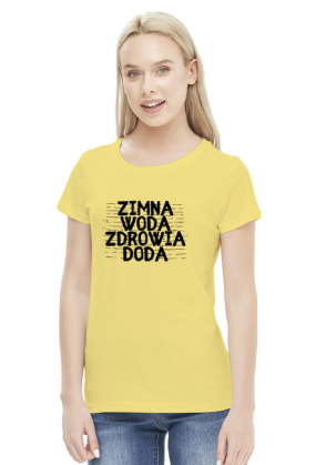 ZIMNA WODA ZDROWIA DODA - KOLOROWA DAMSKA
