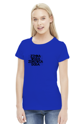 ZIMNA WODA ZDROWIA DODA - KOLOROWA DAMSKA