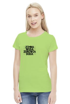ZIMNA WODA ZDROWIA DODA - KOLOROWA DAMSKA