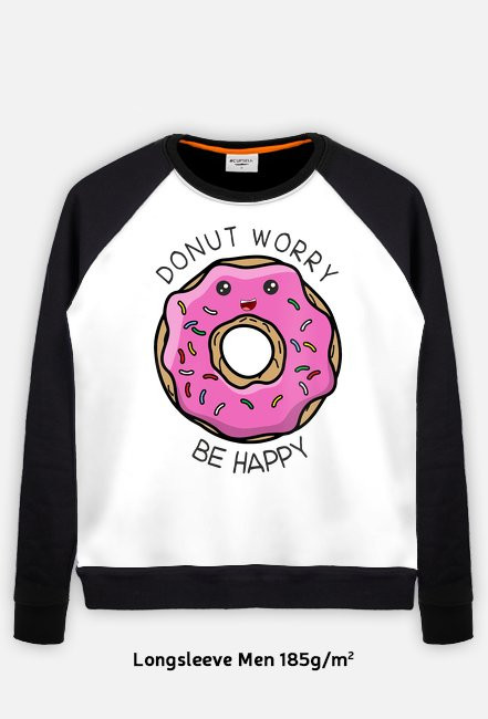 Donut worry lekka bluza męska
