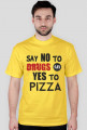 Say no to drugs koszulka męska