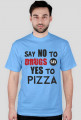 Say no to drugs koszulka męska