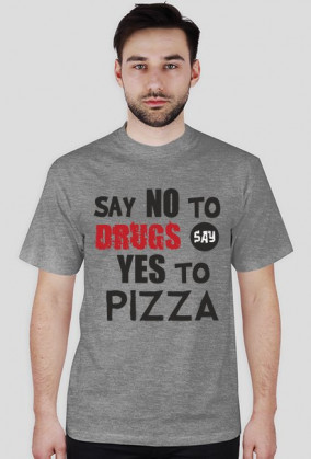 Say no to drugs koszulka męska