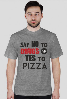 Say no to drugs koszulka męska