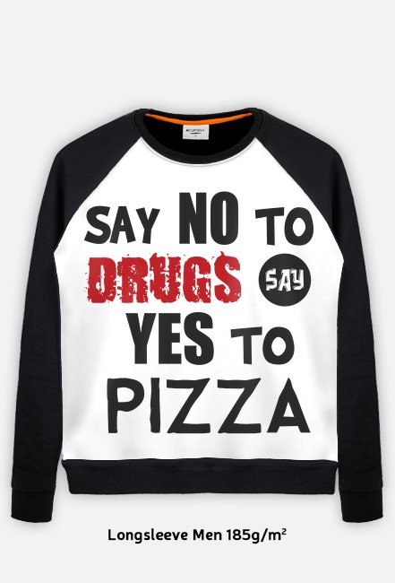 Say no to drugs lekka bluza męska