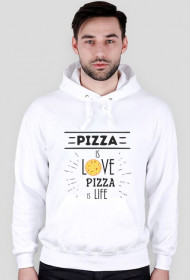 Pizza is love bluza męska