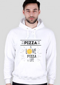 Pizza is love bluza męska
