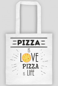 Pizza is love eko torba