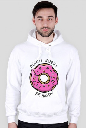 Donut worry bluza męska