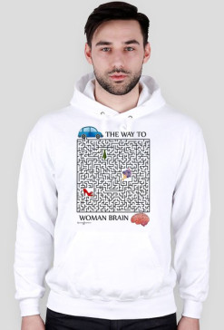 Bluza Kangurek The Way To Woman Brain Męska