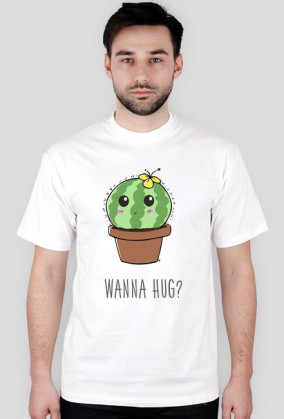 Wanna hug? koszulka męska