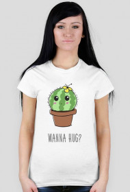 Wanna hug? koszulka damska