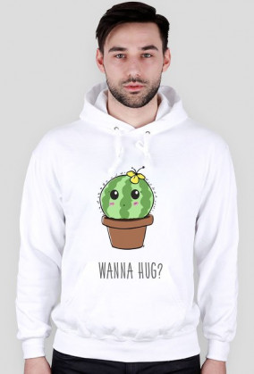 Wanna hug? bluza męska