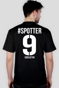 Koszulka Spotted: Cieszyn czarna "Pozdrów mnie"