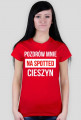 Koszulka Spotted: Cieszyn czerwona "Pozdrów mnie"