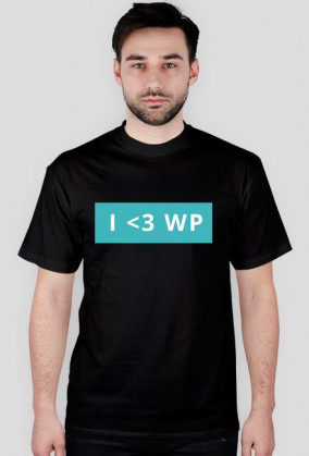 I Love WP - t-shirt męski