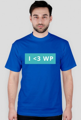 I Love WP - t-shirt męski