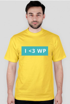 I Love WP - t-shirt męski