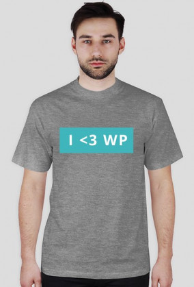 I Love WP - t-shirt męski