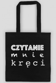 Torba na książki Czytanie mnie kręci