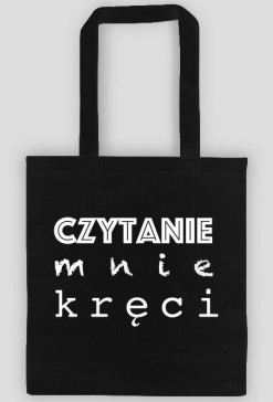 Torba na książki Czytanie mnie kręci