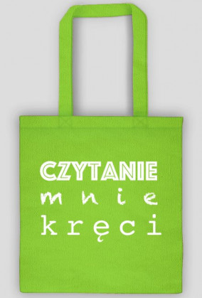 Torba na książki Czytanie mnie kręci