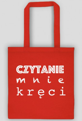 Torba na książki Czytanie mnie kręci