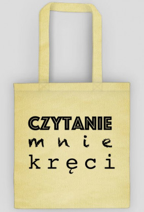 Torba na książki Czytanie mnie kręci