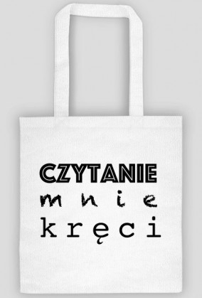Torba na książki Czytanie mnie kręci