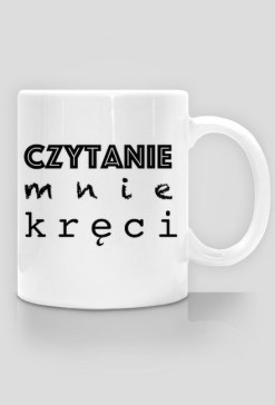 Kubek Czytanie mnie kręci