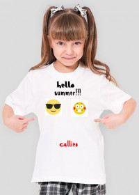 Koszulka wakacyjna hello summer! CALLIEO