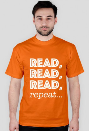 T-shirt męski Read, read, read, repeat...