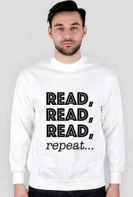 Bluza męska Read, read, read, repeat...