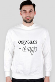 Bluza męska Czytam na okrągło