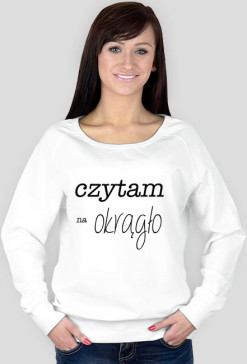Bluza damska Czytam na okrągło