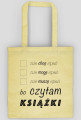 Torba Nie śpię bo czytam