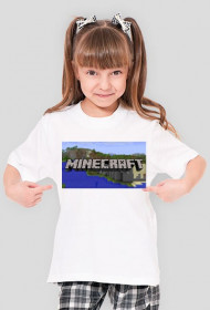 Minecraft koszulka t-shirt dziewczęca